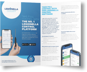 Legionella Management app leaflet