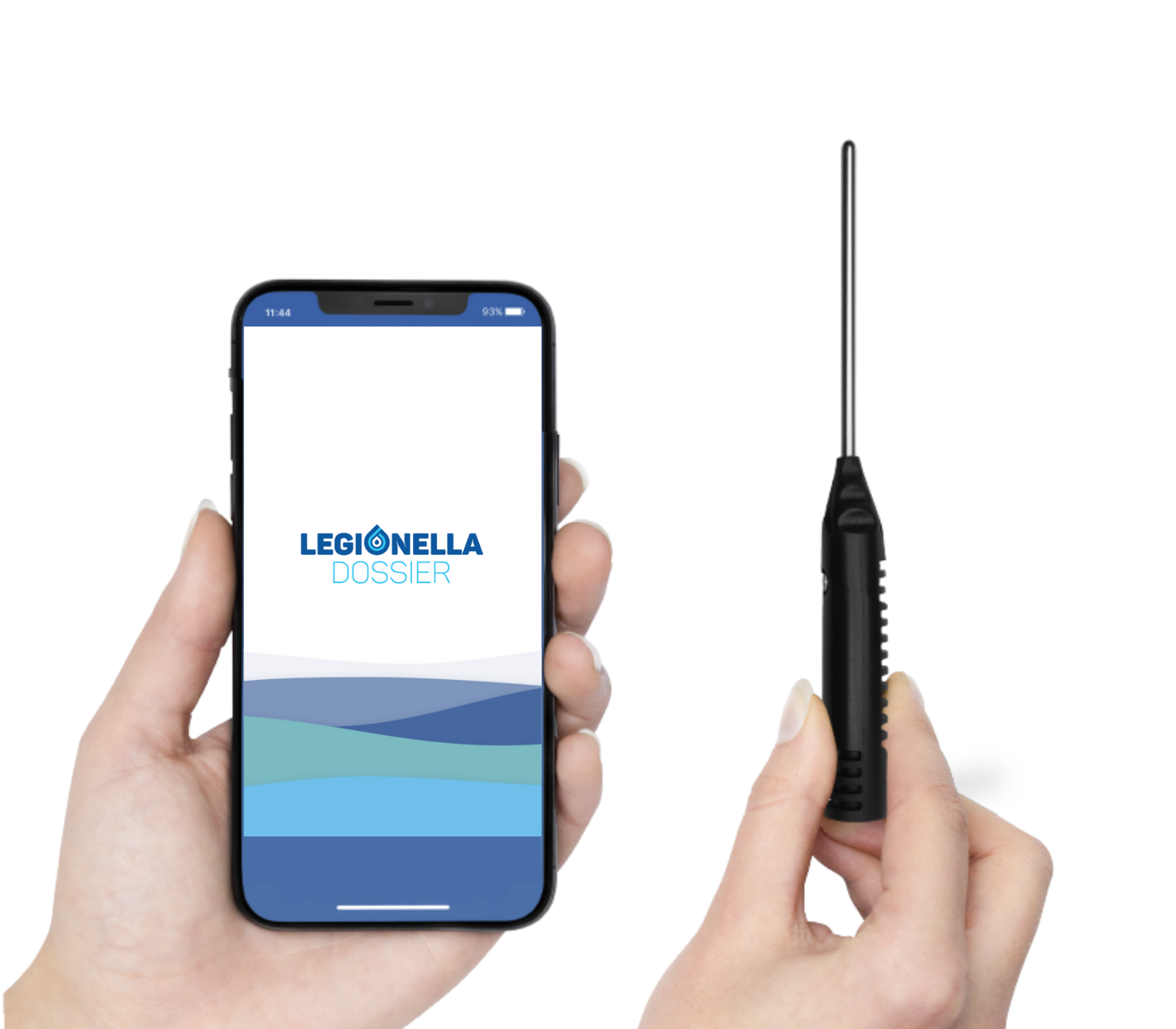 LegionellaDossier app with probe
