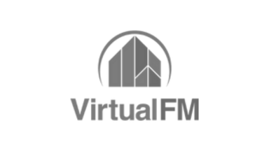 Virtual FM Logo grey